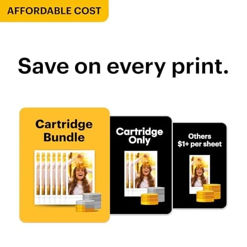 KODAK Mini 2 Retro Portable Photo Printer - Black, Includes 8 Photo Sheets thumbnail 2