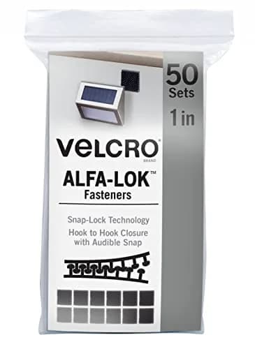 VELCRO Brand Extreme Lock Mounting Squares, Black, 1in | Heavy Duty, Water & UV Resistant thumbnail 1