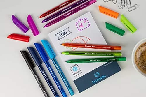 Schneider Vizz M Ballpoint Pen 1.0mm Assorted Colors (10-Pack) | Gelco Technology, Recycled Plastic Body thumbnail 6