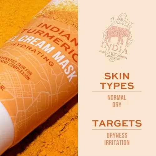 Freeman Exotic Blends Hydrating Indian Turmeric Gel Cream Facial Mask 175ml (6 fl.oz.) | Balances & Replenishes Skin thumbnail 3