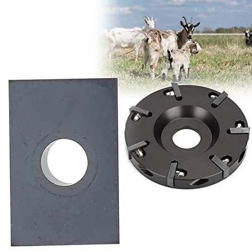 Pssopp Hoof Cutter Disc Metal Accessory Livestock Sheep Cattle Horses Hoof Trimming Disc Plate Tool (Metal) thumbnail 1