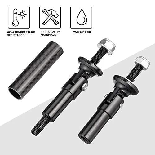 TOMALL Car Bumper Tie Rods 45mm Carbon Fiber Black | Fix & Decorate with Racing Effect thumbnail 3
