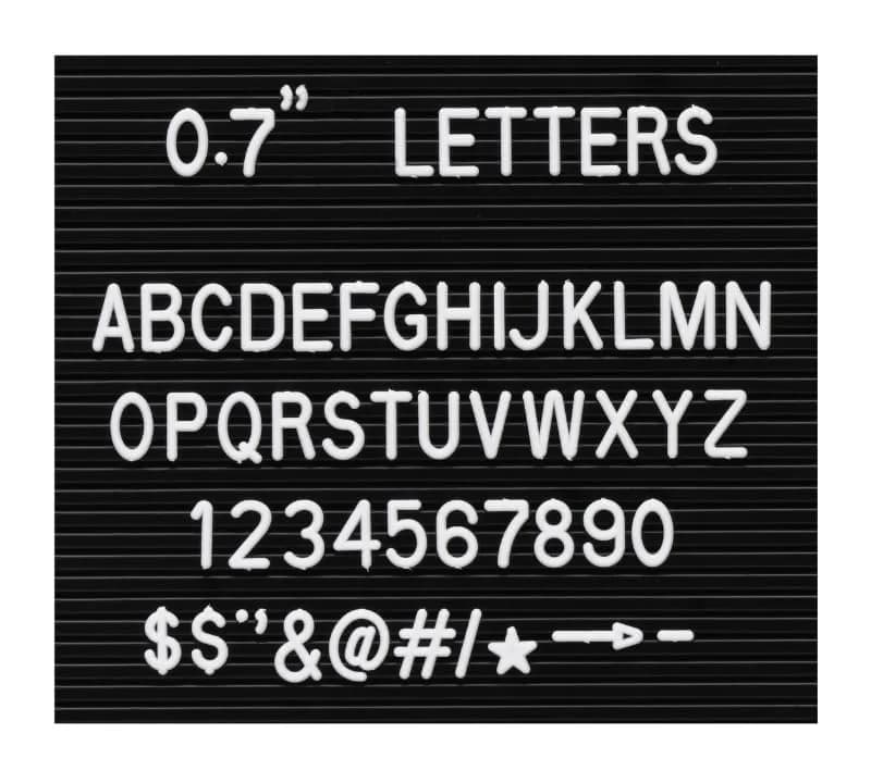Veskaoty Letters for Felt Letter Board 300 Pcs | Replacement Set for Message Boards thumbnail 3