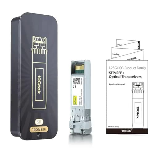 10Gtek 10GBase-LR SFP+ Transceiver 10km SMF LC Duplex 2-Pack | Network Speed Upgrade thumbnail 6