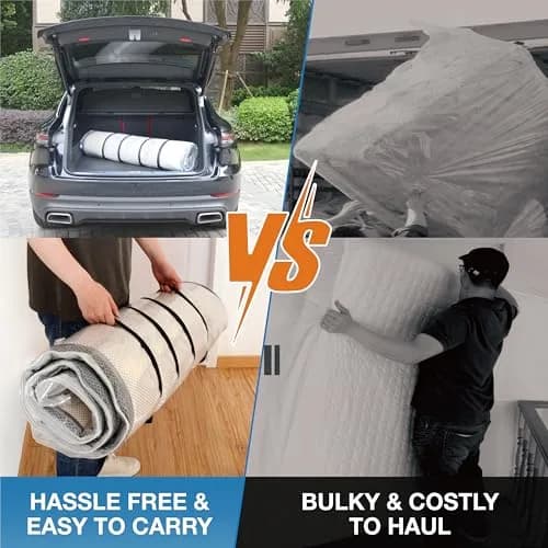 Storage Logic Twin/Twin-XL Mattress Vacuum Bag with 4 Straps | Compresses to 80% for Moving & Storage thumbnail 3