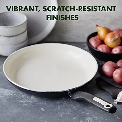 GreenPan Rio 12 inch (30 cm) Ceramic Nonstick Frying Pan Skillet | PFAS-Free, Diamond-Reinforced, Oven Safe thumbnail 4