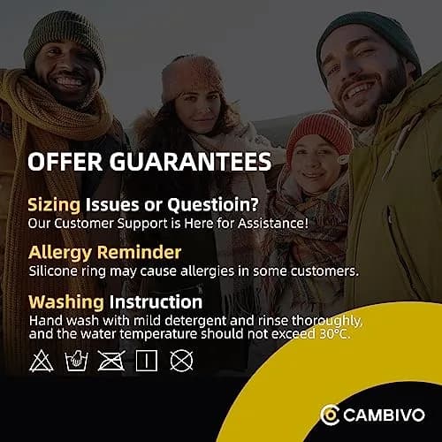 CAMBIVO Blue Knee Brace Compression Sleeve, Large | Orthopedic Brace thumbnail 8