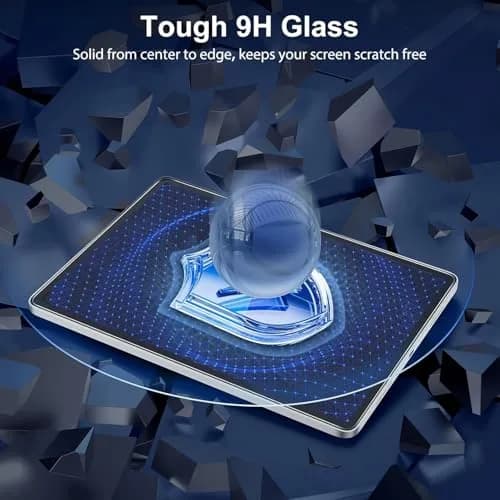 SPARIN Tempered Glass Screen Protector for Samsung Galaxy Tab S7 FE/S9 Plus/S9 FE Plus 12.4 Inch | 2-Pack HD Clear, S Pen Compatible thumbnail 5