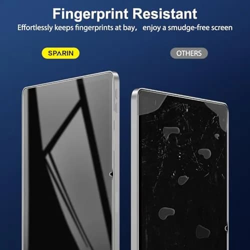 SPARIN Tempered Glass Screen Protector for Samsung Galaxy Tab S7 FE/S9 Plus/S9 FE Plus 12.4 Inch | 2-Pack HD Clear, S Pen Compatible thumbnail 8