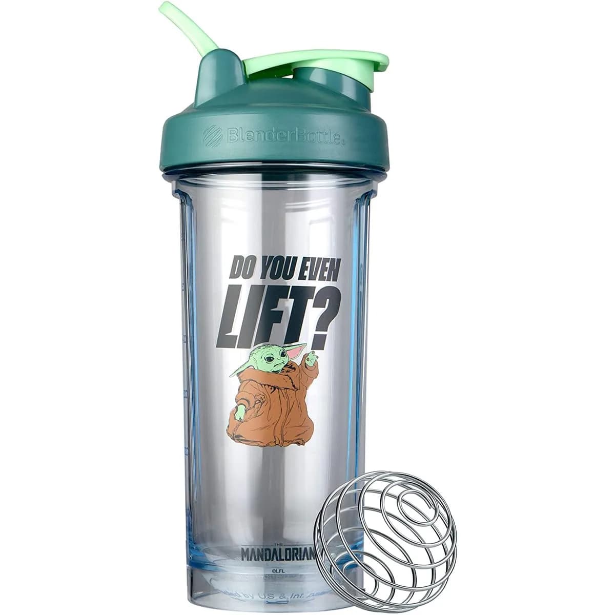 BlenderBottle SpongeBob ProSeries Tritan Shaker Bottle 28 oz Red | Odor-Resistant, Rounded Base, BPA-Free — Do You Even Lift?