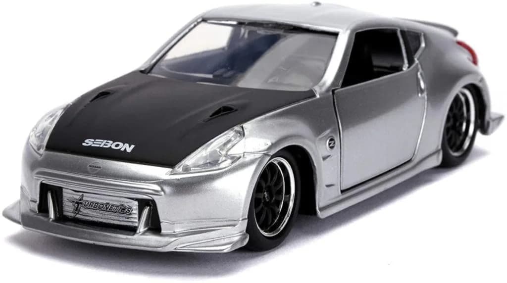Jada Toys Fast & Furious Nissan 370Z Die-cast Vehicle 1:32 Scale | Silver - main product image