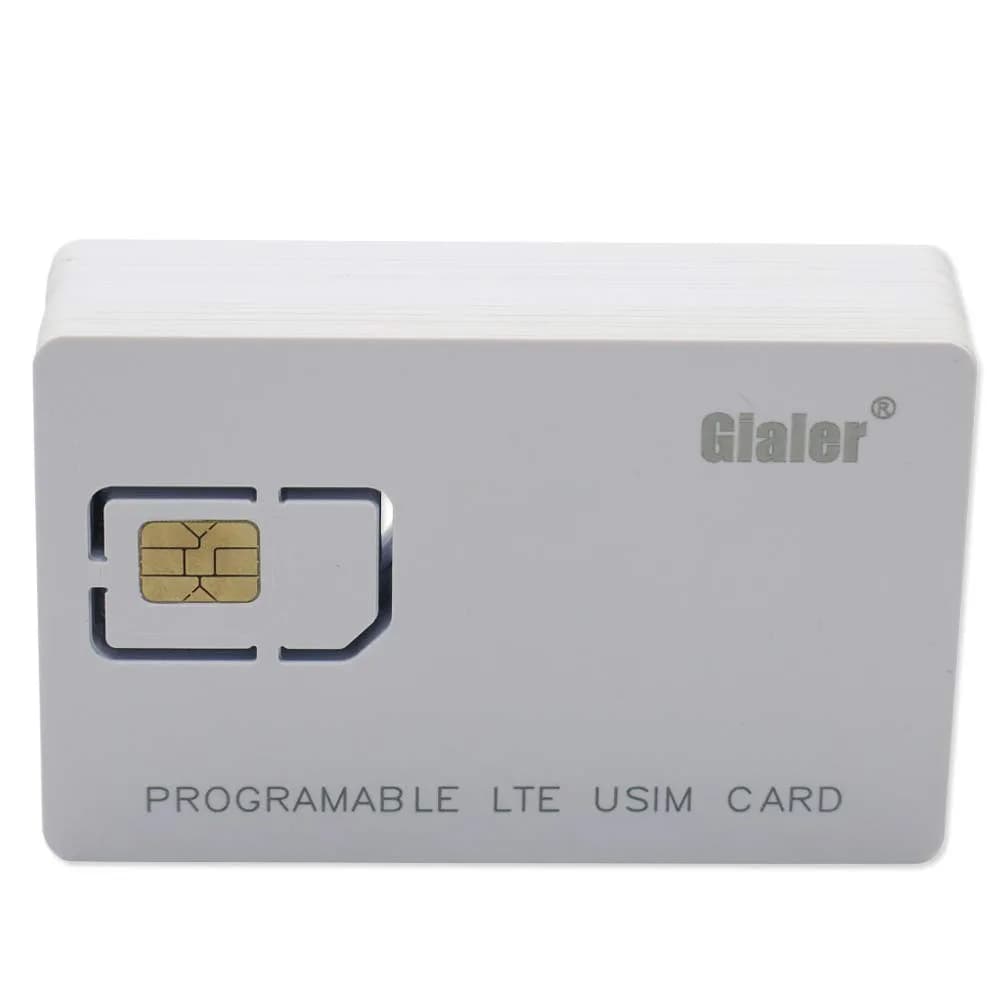 Gialer Programmable SIM Card 30pcs | Nano Micro Standard 3FF 4FF LTE WCDMA GSM - main product image