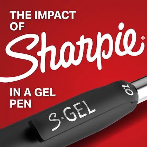 Sharpie S-Gel Gel Pens 8 Count | No-Smear, No-Bleed, Medium Point (0.7mm) Assorted Colors thumbnail 3