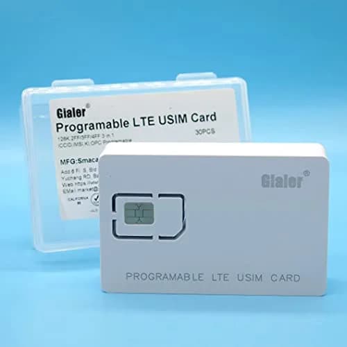 Gialer Programmable SIM Card 100-Pack | 4G LTE WCDMA GSM Nano Micro Standard thumbnail 2