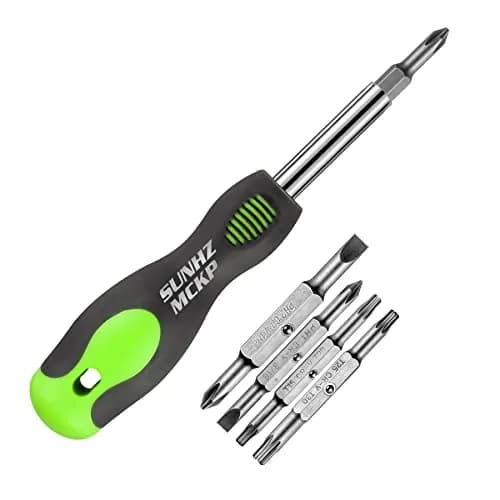 SUNHZ MCKP 8-in-1 Multi-Purpose Screwdriver Set with Magnetic Bits | Ergonomic Grip & High-Strength Steel thumbnail 1