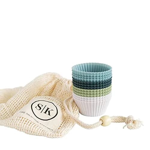 The Silicone Kitchen Reusable Silicone Baking Cups Regular Size 24 Pack | BPA-Free Food-Grade Silicone Muffin Liners for Cupcakes, Baking, Snacks thumbnail 2