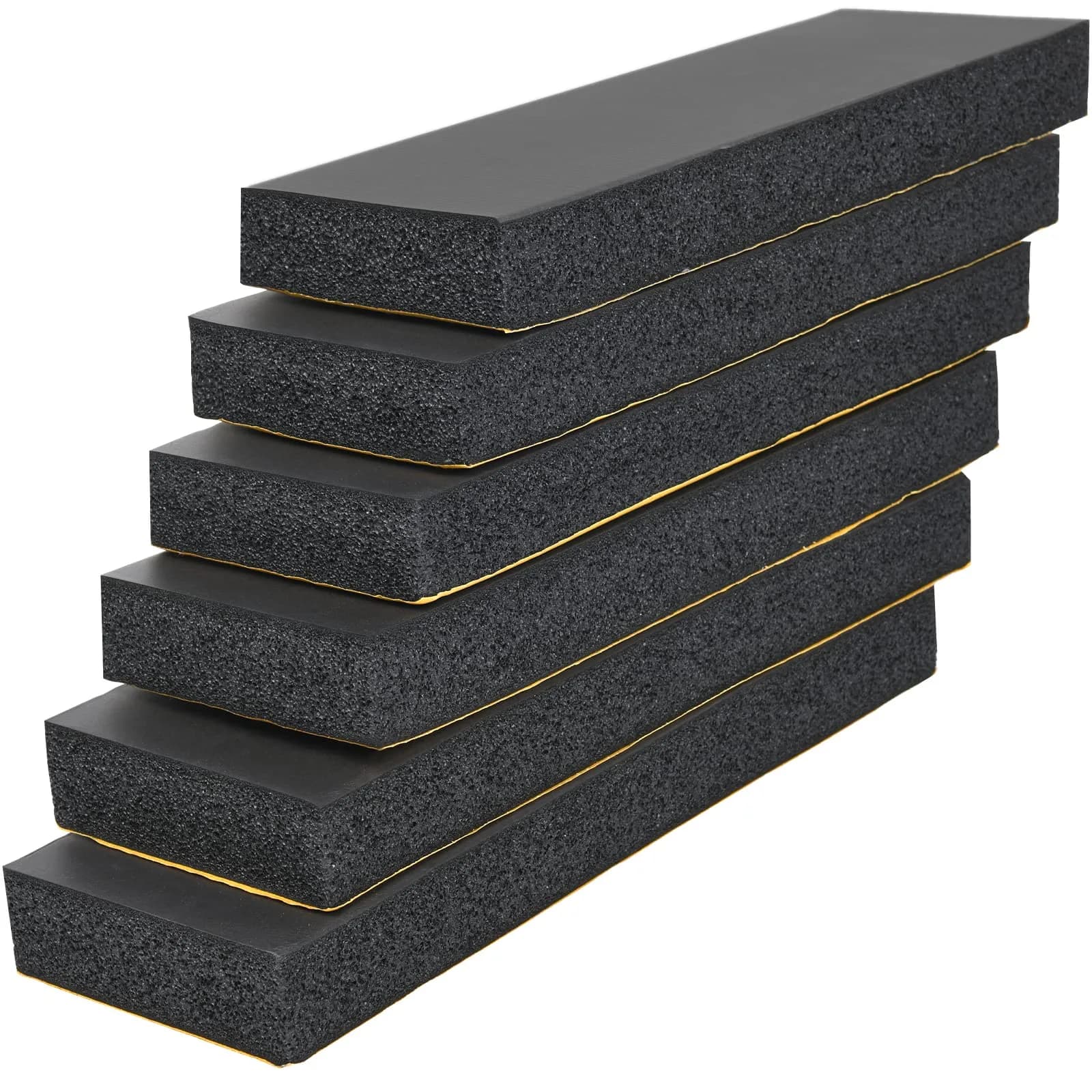 PICK FOR LIFE Garage Wall Protector, 2 Rolls 79"x8"x0.25" EVA Foam Bumper Guard | Protects Car Doors from Scratches — Black / 11.8"x3.9"x1.2"