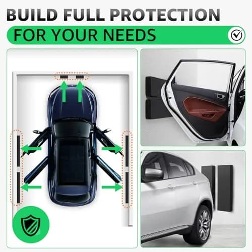 PICK FOR LIFE Garage Wall Protector Bumper Guards - 6 Pack 30cm x 10cm x 3cm | Protects Cars from Dents & Scratches thumbnail 2