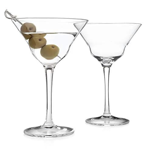 HISTORY COMPANY Jack London Five O'Clock Double Martini Glass Set | 278ml (9.4 Fl Oz) Capacity thumbnail 1
