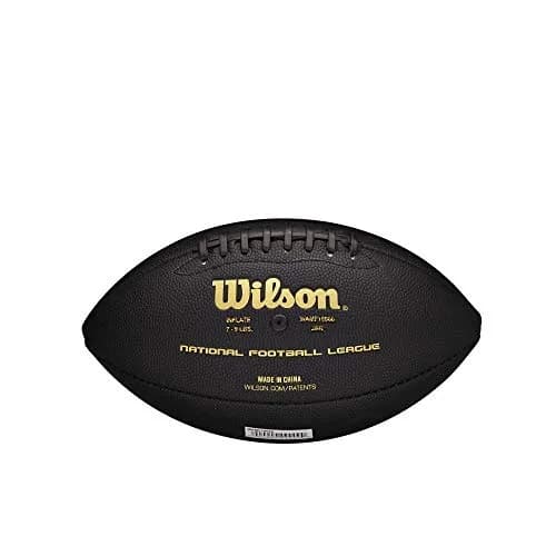 Wilson NFL Super Grip Composite Football - Junior Size, Black/Gold (15.16 oz / 430 g) thumbnail 2