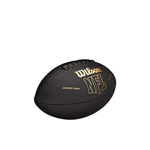 Wilson NFL Super Grip Composite Football - Junior Size, Black/Gold (15.16 oz / 430 g) thumbnail 3