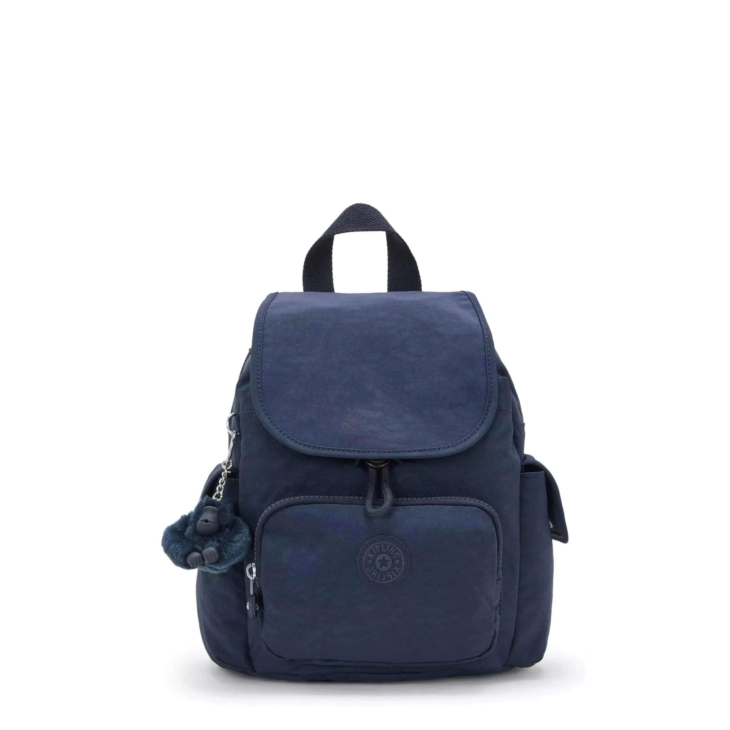 Kipling Women's City Pack Mini Backpack | Lightweight Versatile Daypack, Bag — Blue Bleu 2