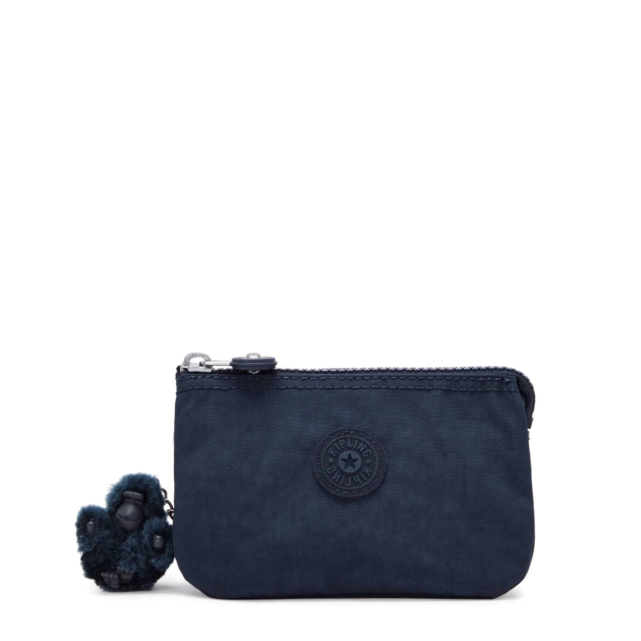 Kipling Creativity Small Pouch Tailored Green 15cm (5.75'') | Organizes Cards, Change & IDs — Blue Bleu 2