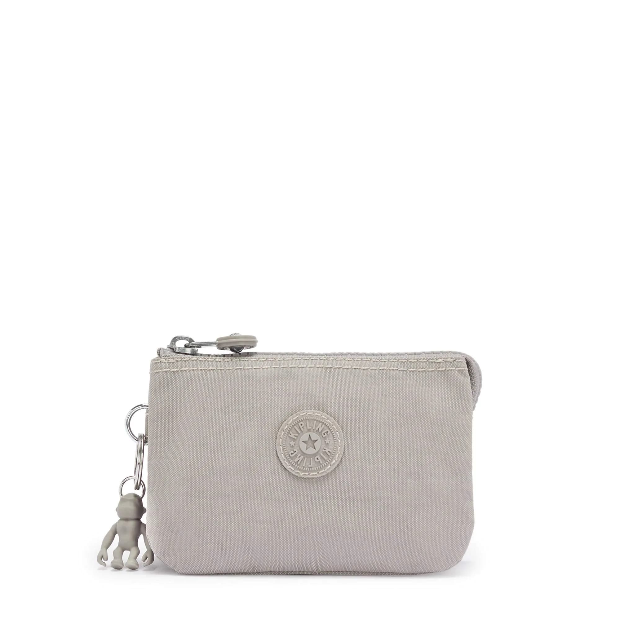 Kipling Women's Creativity Small Pouch Grey Gris | Versatile Nylon Travel Organizer (Small US) - main product image