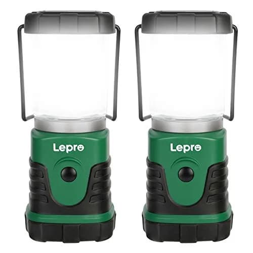 Lepro LED Camping Lantern, Mini Camping Lantern, 350LM, 4 Light Modes, 3 AA Battery Powered | Bright, Portable & Water-Resistant thumbnail 1
