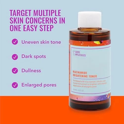 Good Molecules Niacinamide Brightening Toner 120ml (4 fl oz) | Evens Tone & Minimizes Pores thumbnail 5