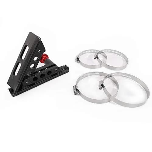 BarBaren Fire Extinguisher Mount Holder Adjustable for Jeep Wrangler TJ JK JKU JL UTVs Polaris RZR Ranger | Stainless Steel, Fire Safety thumbnail 5