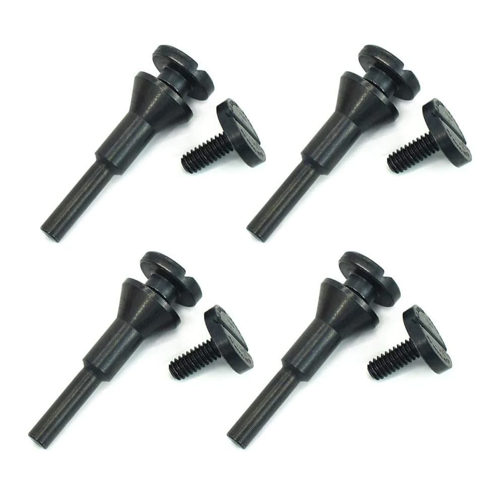 scottchen PRO Mounting Mandrel 3.2mm (1/8") Shank with 3/8" & 1/4" Arbor Holes (4-Pack) | For Type 1 Cut-Off Wheels & Rotary Tools