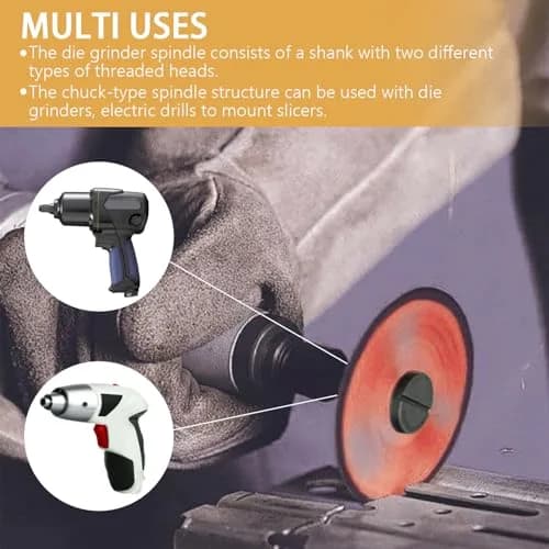 scottchen PRO Mounting Mandrel 2-Pack | 6.35mm (1/4") Shank for Rotary Tools thumbnail 4