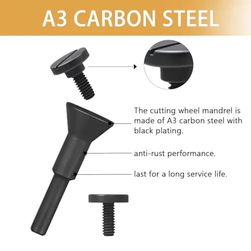 scottchen PRO Mounting Mandrel 2-Pack | 6.35mm (1/4") Shank for Rotary Tools thumbnail 6