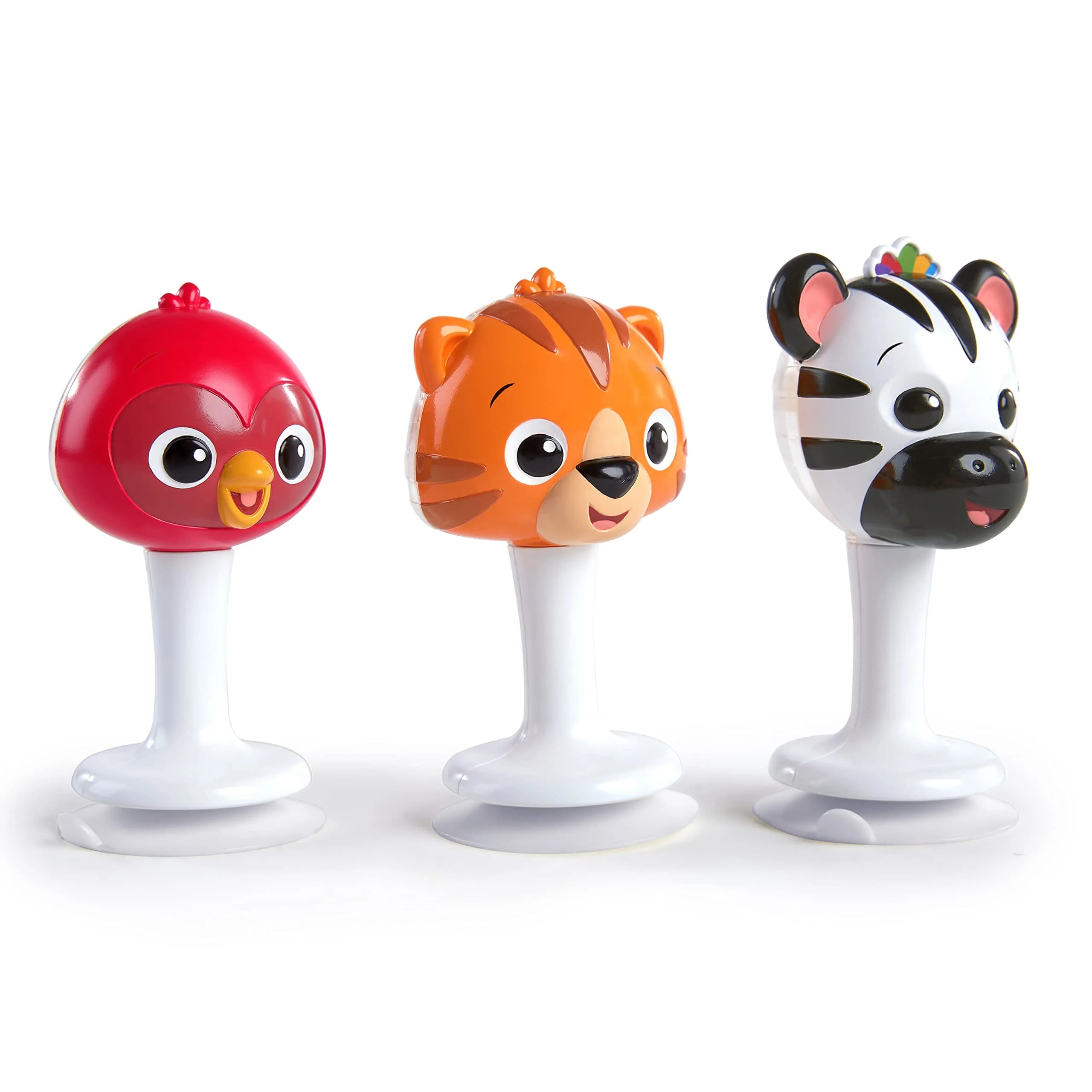 Baby Einstein Rattle & Jingle Trio High Chair Suction Toys Take-Along Musical Rattle Set 3 Count | Ages 6 Months+ - main product image