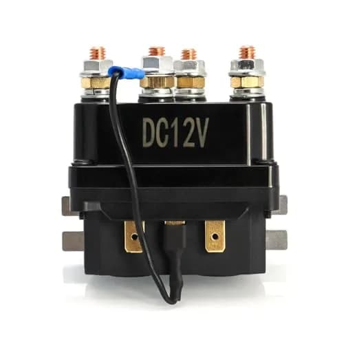 QWORK 12V 250A Winch Relay Solenoid | Replaces Contactor for 3000-5000lbs ATV UTV Winches thumbnail 2