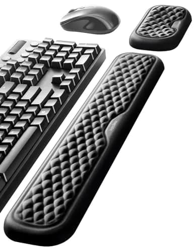Vaydeer Wrist Rest for Keyboard and Mouse | Ergonomic Memory Foam Support Pad for Office & Gaming thumbnail 8