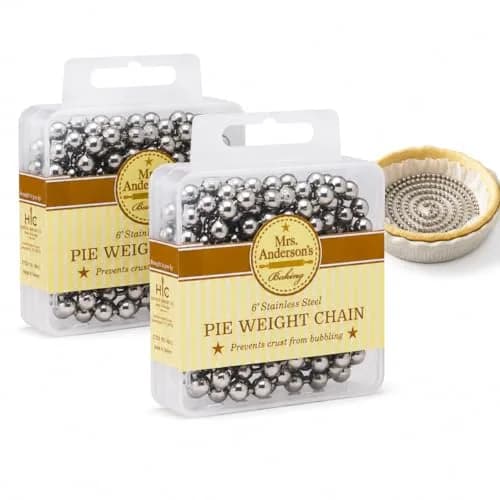 Mrs. Anderson's Baking Pie Weight Chain 1.83m (6ft) | Stainless Steel for Even Blind Baking thumbnail 1