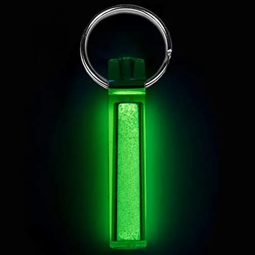 GEAR AID Ni Glo UV Rechargeable Glowing Keychain 2 Pack Orange | Glows for Hours, Recharges Fast thumbnail 3
