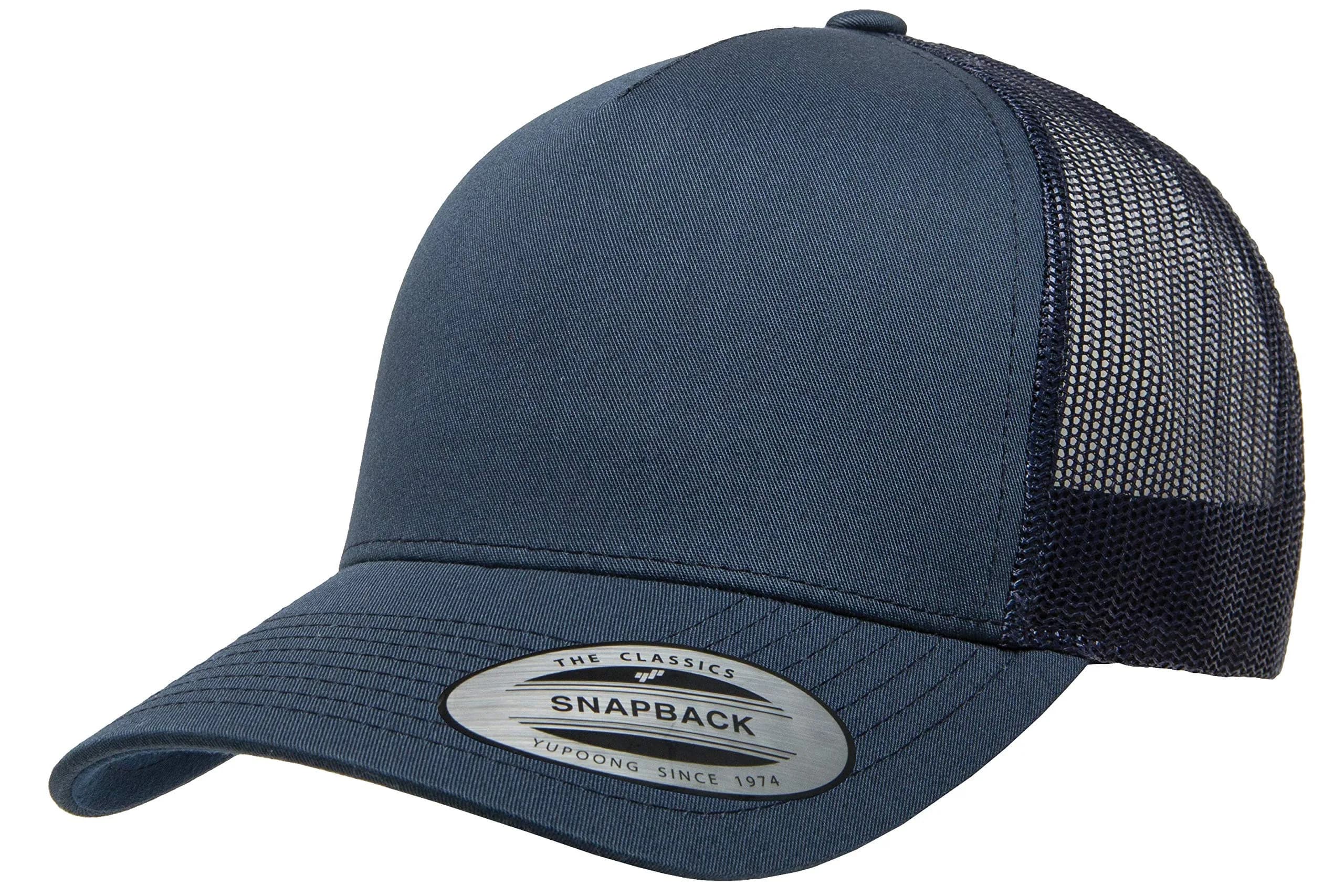 Yupoong YP Classics Retro Trucker Cap Navy OSFA | Breathable Mesh Panels for Active Use - main product image