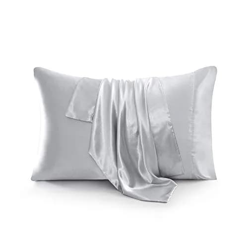 Luxbedding Satin Bed Sheets Set Twin Size 156cm x 190cm (6.5" W x 24" H x 28" L) | Silky Smooth Luxury for Hair and Skin thumbnail 5