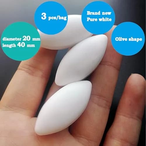 BBTCTY Big Size 1.6 inch Olive Shape Magnetic Stirrer Stir Bars | Chemical & Lab Use in India thumbnail 2