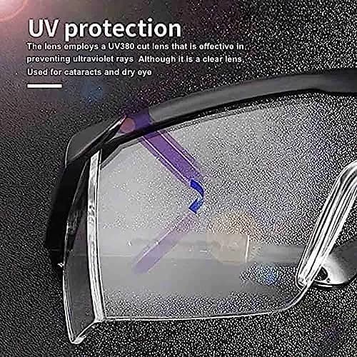 mozeeda 3 Pack Safety Glasses with Anti-Fog & Scratch-Resistant Lenses | Clear Wraparound Goggles for Work & Lab thumbnail 6