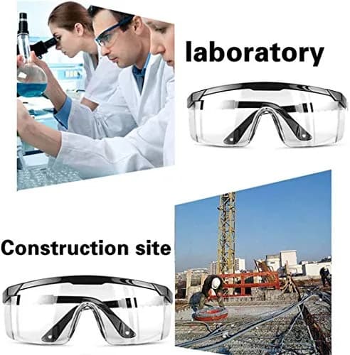 mozeeda 3 Pack Safety Glasses with Anti-Fog & Scratch-Resistant Lenses | Clear Wraparound Goggles for Work & Lab thumbnail 8