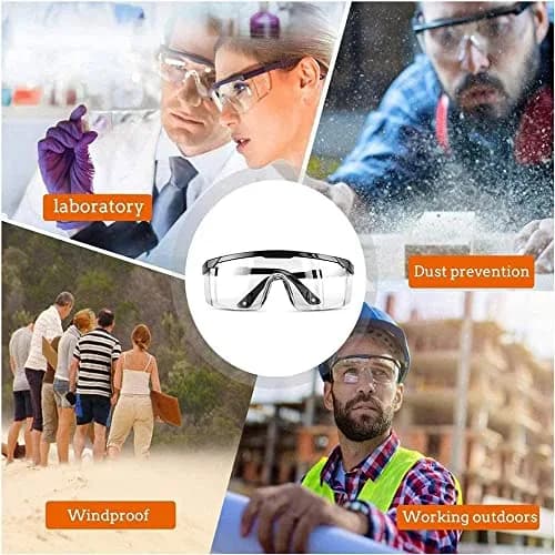 mozeeda 3 Pack Safety Glasses with Anti-Fog & Scratch-Resistant Lenses | Clear Wraparound Goggles for Work & Lab thumbnail 10