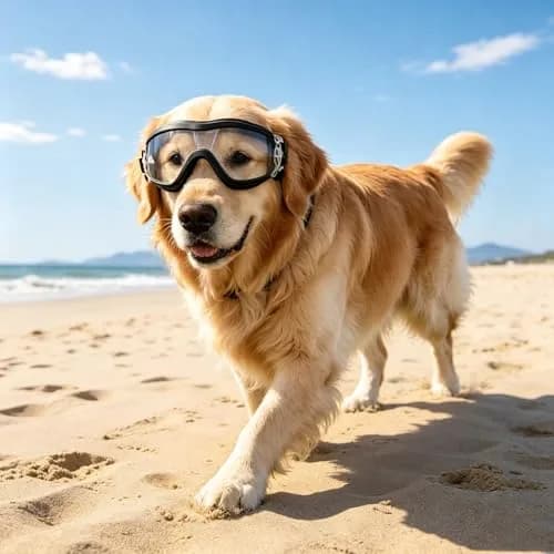 NAMSAN Clear Dog Goggles for Medium to Large Dogs | UV Protection Driving Glasses with Adjustable Straps thumbnail 8