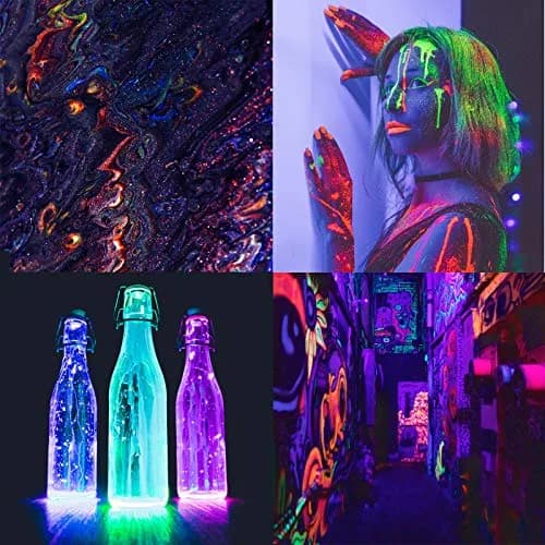GREENIC UV Black Light Bar, 10W 1ft USB Portable T5 UV Blacklight Tube for Body Paint & Party Decor thumbnail 7