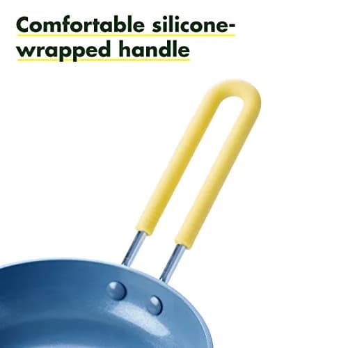 GreenPan Mini Healthy Ceramic Nonstick Egg Pan 12.7cm (5") | PFAS-Free, Dishwasher Safe, Yellow thumbnail 2