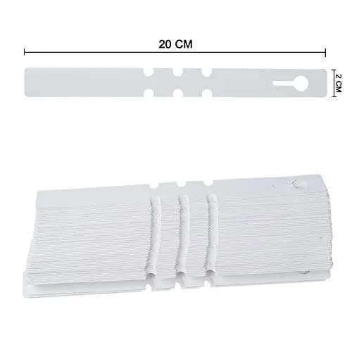 MIHEY White Plastic Plant Tags with Marker Pen, 20cm (7.87 inch) - 200 Pcs | Durable & UV Resistant thumbnail 2