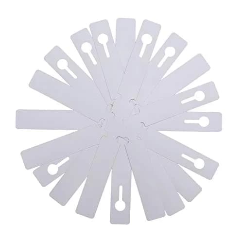 MIHEY White Plastic Plant Tags with Marker Pen, 20cm (7.87 inch) - 200 Pcs | Durable & UV Resistant thumbnail 3